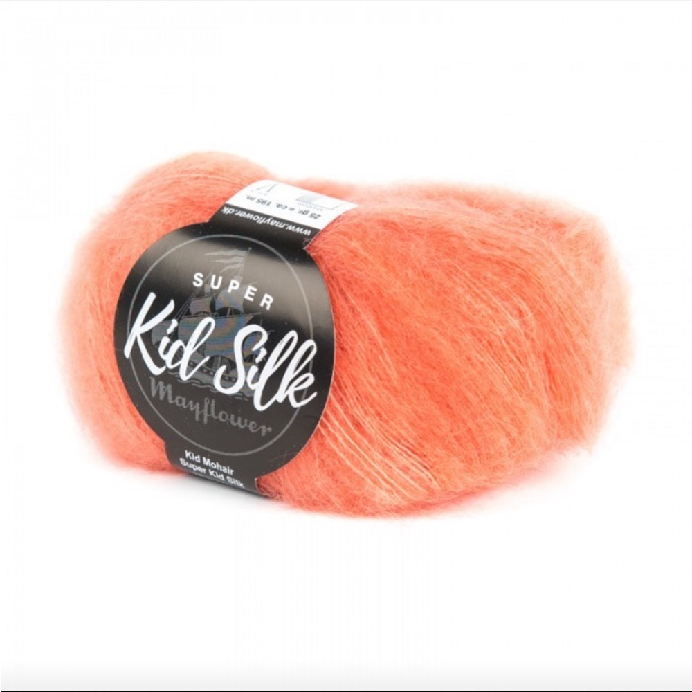 Mayflower Super Kid Silk Mohair Yarn | Peach | 7 Skeins